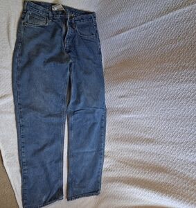 Carhartt Mens Winter Lined Blue Jeans 34/34